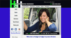 Desktop Screenshot of hodgeinsurance.net